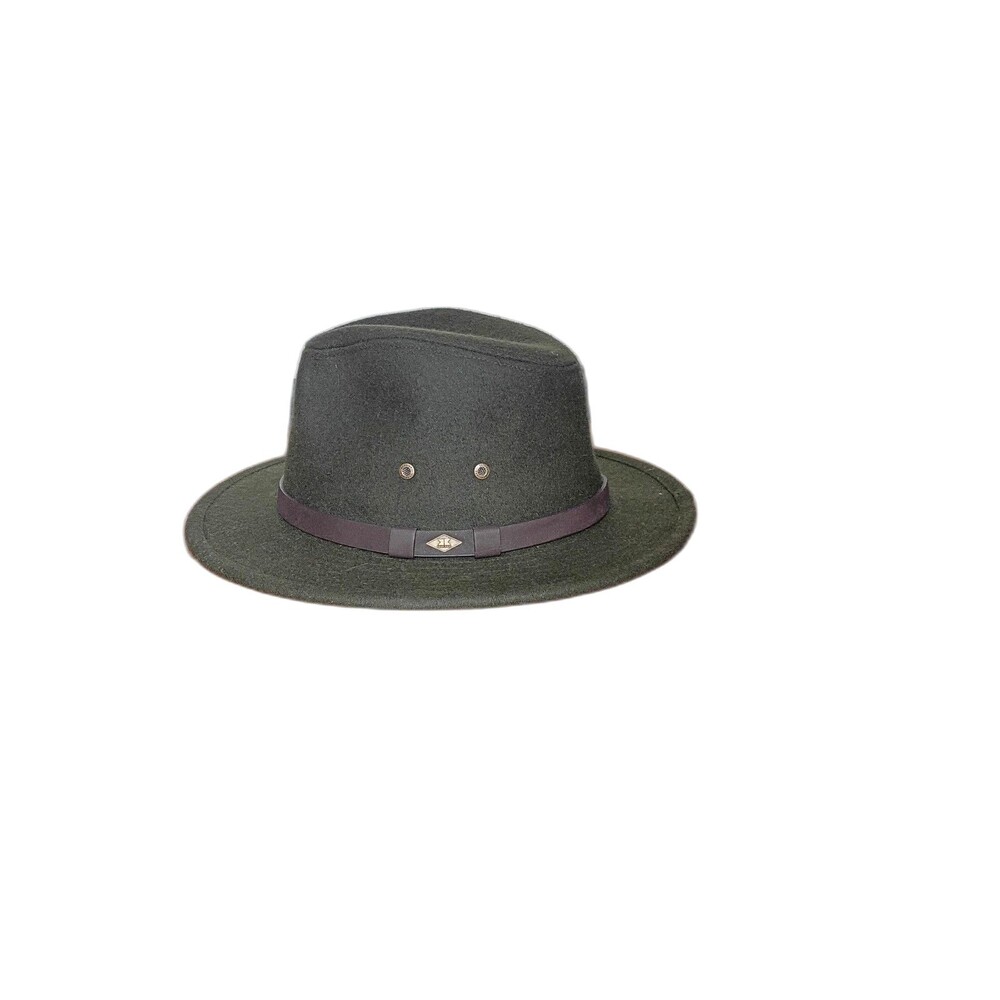 Kooringal Wool Felt Fedora Hat Green